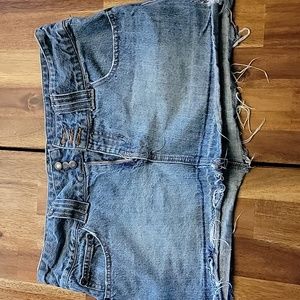 Abercrombie short jean skirt